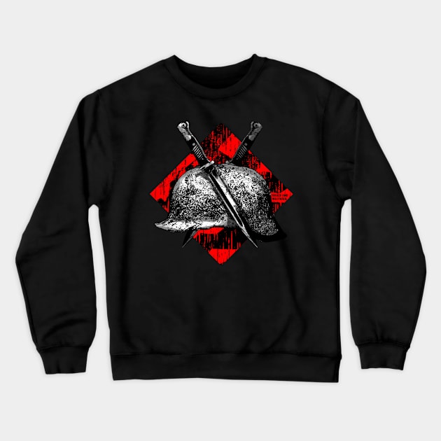 Helmet & Bayonet Crewneck Sweatshirt by relicsandmilitaria